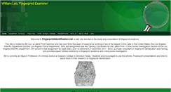 Desktop Screenshot of fingerprintidentification.net